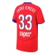 Paris Saint-Germain Warren Zaire-Emery #33 Replike Rezervni Dres 2025-26 Kratak Rukav